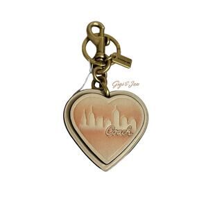 Coach Jennifer Lopez Heart Bag Charm Keychain